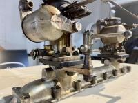 BENTLEY: An inlet manifold with HS6 carburettors, to suit Bentley 4.5 litre. [Location: Sydney] - 5