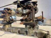 BENTLEY: An inlet manifold with HS6 carburettors, to suit Bentley 4.5 litre. [Location: Sydney] - 6