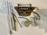 JAGUAR: A group of miscellaneous Jaguar S-Type interior parts including radio (untested). [Location: Sydney]