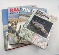 RALLYING: Four books including 'Rally Navigation' by Martin Holmes, 'The Book: The 1997 Panama-Alaska Rally', 'Rallying: 21 Years of the World Championships' by David and Amanda Campbell and 'Rally' by Reinhard Klein&nbsp;[Location: Sydney]