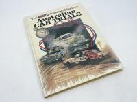 RALLYING: Three hardcover books including 'Marathon: Around the World in a Cloud of Dust' by Nick Brittan, 'The Bright Eyes of Danger: The London-Sydney Marathon 1968' by David McKay and John Smailes and 'The Wynn's History of Famous Australian Car Trials - 2