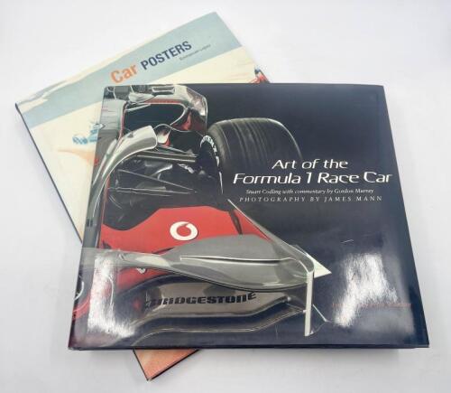 MOTOR RACING: A pair of hardcover books including 'Art of the Formula 1 Race Car' by Stuart Codling and 'Car Posters' by Emmanuel Lopez [Location: Sydney]