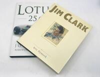 LOTUS & JIM CLARK: A pair of hardcover books including 'Jim Clark' by Eric Dymock and 'Lotus 25 & 33' by John Tipler [Location: Sydney]