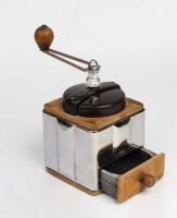 PEUGEOT COFFEE GRINDER: A French Peugeot 'Inoxyable' Model Coffee Grinder. Circa 1940's - 1950's - 2