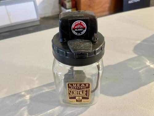 JAGUAR: A Lucas 2SJ Screenjet electric washer bottle, to suit Mark II, E-Type. [Location: Sydney]