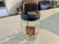 JAGUAR: A Lucas 2SJ Screenjet electric washer bottle, to suit Mark II, E-Type. [Location: Sydney]