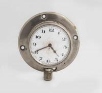 CLOCK: A silver-plated German made clock