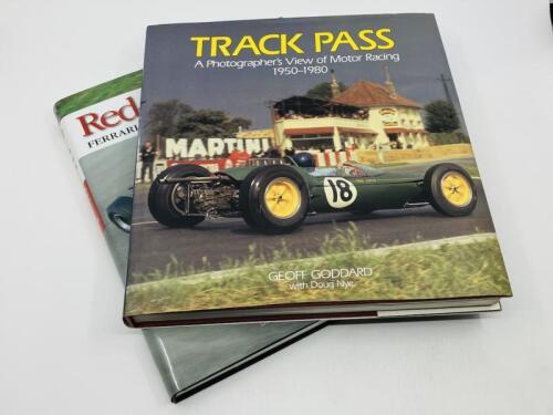 MOTOR RACING: A pair of hardcover books including 'Track Pass: A Photographer's View of Motor Racing 1950-1980' by Geoff Goddard and 'Red-Hot Rivals: Ford vs Ferrari' Karl Ludvigsen [Location: Sydney]