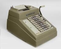 BURROUGHS PORTABLE ADDING MACHINE: A 1960's Burroughs Portable Adding Machine