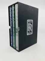 THE MAGIC OF A NAME - THE ROLLS-ROYCE STORY: Slipcased three volume hardcover set of books by Peter Pugh [Location: Sydney]