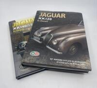 JAGUAR: Two hardcover books including 'Jaguar XK120 In Detail' by Anders Ditlev Clausager and 'Jaguar XK140/150 In Detail' by Anders Ditlev Clausager [Location: Sydney]