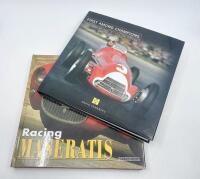 ALFA ROMEO & MASERATI: Two hardcover books including 'First Among Champions: The Alfa Romeo Grand Prix Cars' by David Venebles & 'Racing Maserati's by Giancarlo Reggiani [Location: Sydney]