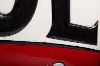 CASTROL: A large original c1920s-1930s Castrol Wakefield Motor Oil embossed enamelled sign, 90cm high, 181cm wide - 3