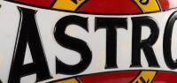 CASTROL: A large original c1920s-1930s Castrol Wakefield Motor Oil embossed enamelled sign, 90cm high, 181cm wide - 7