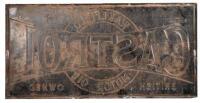 CASTROL: A large original c1920s-1930s Castrol Wakefield Motor Oil embossed enamelled sign, 90cm high, 181cm wide - 12