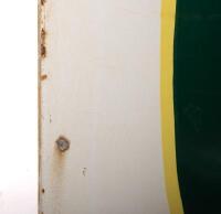 PETERS ICECREAM: An original c1960s-1970s Peters Icecream enamel sign with squared edges, approximately 85cm high, 176cm wide - 6