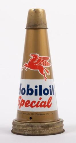 19 · MOBIL: An original Mobiloil 'Special' tin top oil pourer with dust cap