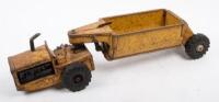 BOOMAROO: A c1960s Boomaroo Tournahooper tin toy in original condition, 54cm long