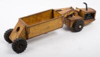BOOMAROO: A c1960s Boomaroo Tournahooper tin toy in original condition, 54cm long - 2