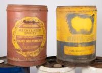 CONTAINER DRUMS: A group of five container drums - 2