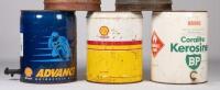 CONTAINER DRUMS: A group of five container drums - 3