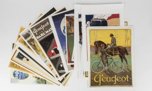 PEUGEOT: A collection of modern copies of early Peugeot advertising