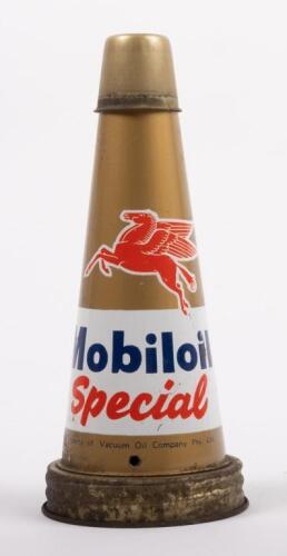 83 · MOBIL: An original Mobiloil 'Special' tin top oil pourer with dust cap