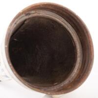 MOBIL: A collection of three&nbsp;original Mobiloil '20 Arctic' and '40 AF' grade tin top oil pourers with dust caps - 4