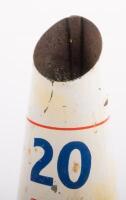 MOBIL: An original one litre&nbsp;glass oil bottle with Mobil '20 Arctic' grade tin top pourer with dust cap - 4