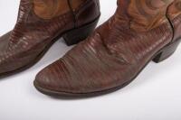 COWBOY BOOTS: A pair of Dan Post cowboy boots - 2
