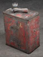 SHELL: An original Shell running board tin, with paint missing and dents - 3