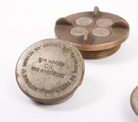 OIL FILLER CAPS: A collection of four Oil Filler Caps - 2