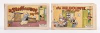 MR. MELBOURNE: Two circa 1940s&nbsp;'Mr. Melbourne Day By Day' by Mitchell, The Sun News Pictorial Feature
