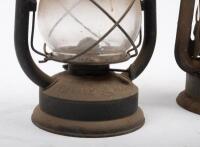LANTERNS: Two hand held wick lanterns including a Chalwyn&nbsp;and Fluerhand - 3