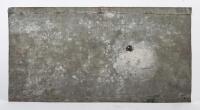 TIN SIGN: A hand painted&nbsp;tin sign with 'Leave Your Parcels Here' written in white paint over green background - 4