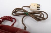 TELEPHONES: Two circa 1950s-1960s&nbsp;telephones including&nbsp;red and&nbsp;black&nbsp; - 4