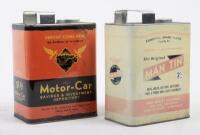 SAVINGS OIL TIN: Two savings&nbsp;tins in the shape of oil cans, made by MPH - 3