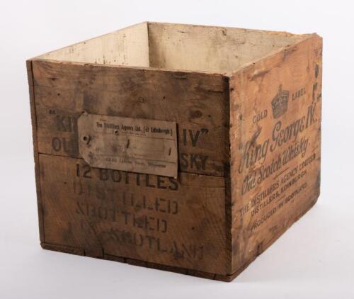 146 · GOLD LABEL CRATE: A 'Gold Label King George IV Old School Whisky' crate