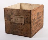 GOLD LABEL CRATE: A 'Gold Label King George IV Old School Whisky' crate
