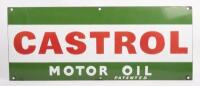 CASTROL: An original 'Castrol Motor Oil' twelve bottle oil rack enamel sign, measures 30.5cm high by 76cm wide&nbsp;