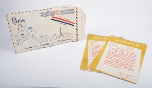 171 · CALENDARS: Two circa 1950s decorative French pinup calendars by Ted Withers, produced for L.R. Binns Engineering, Moorabbin