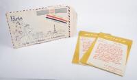 CALENDARS: Two circa 1950s decorative&nbsp;French pinup calendars by Ted Withers, produced for L.R. Binns Engineering, Moorabbin