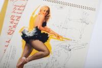 CALENDARS: Two circa 1950s decorative&nbsp;French pinup calendars by Ted Withers, produced for L.R. Binns Engineering, Moorabbin - 3