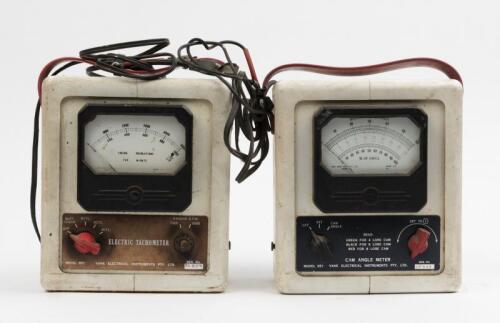 VANE ELECTRICAL INSTRUMENTS: Two Vane Electrical Instruments including Cam Angle Meter and Electric Tachometer