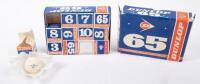 DUNLOP&nbsp;GOLF BALLS: A circa 1970-'80s&nbsp;box of a dozen Dunlop 65 NOS golf balls&nbsp;