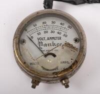 VOLT AMMETER: An early Yankee Volt-Ammeter, 5cm diameter