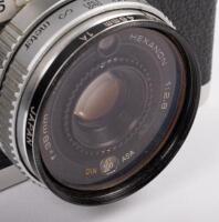 KONICA: A Konica C35 35mm point and shoot film camera, with case - 3