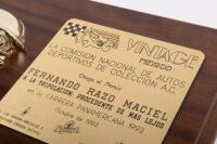 CARRERA PANAMERICANA: A 1993 vintage Mexico award from the October Carrera Panamericana race - 2