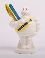 MICHELIN PEN HOLDER: A modern Michelin Bibendum&nbsp;figure pen holder, comes with two Michelin pens, 17cm high
