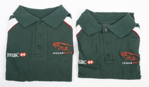 207 · JAGUAR: Two NOS HSBC Jaguar Racing shirts, both size small